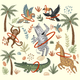 Wonky Safari Quilted Playmat
